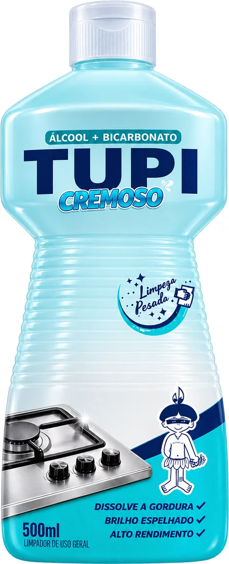 Álcool + Bicarbonato Cremoso TUPI - 500ml