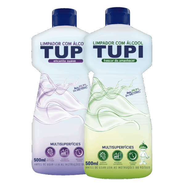 Limpador Com Álcool Multisuperfícies TUPI - 500ML