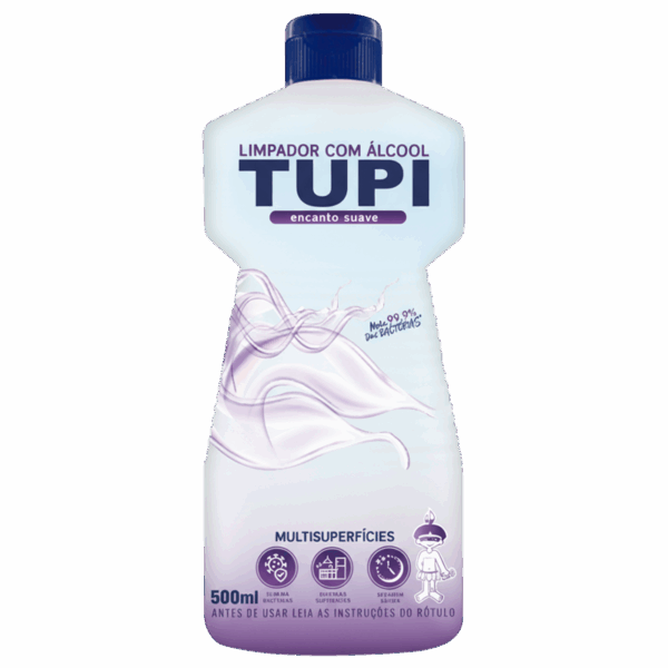 Limpador Com Álcool Multisuperfícies TUPI - 500ML - Imagem 3