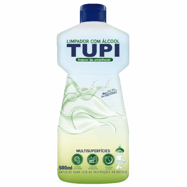 Limpador Com Álcool Multisuperfícies TUPI - 500ML - Imagem 2